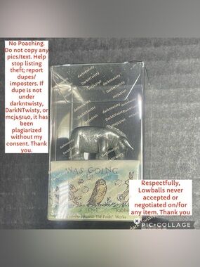 RARE VINTAGE BNIB Danforth Pewterers Pewter Eeyore Miniature Figurine Disney
